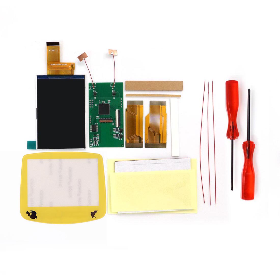 Multi color lens V5 upgrade HD High defination Drop In 3.0" 3 inch Highlight 720*480 720x480 Retro pixel OSD Menu IPS LCD kit for GBA Advance