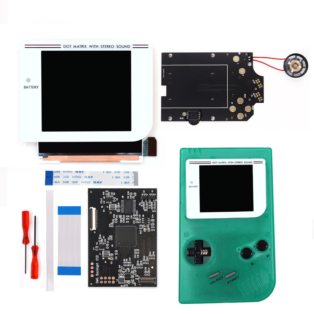 Black/White Laminated Q5 3.1 inches Larger Display HD IPS RIPS Screen OSD FRM For GBO DMG LCD Kits Housing Shell Case