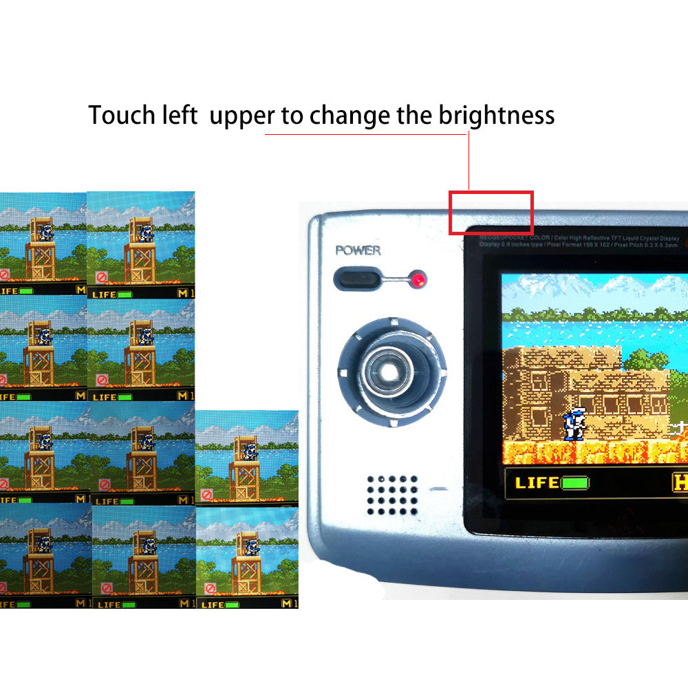 HISPEEDIDO Super OSD DIY Coloful Q5 Larger Screen LCD display For NGPC Backlight LCD Kit For NEOGEO Pocket Color Game Console