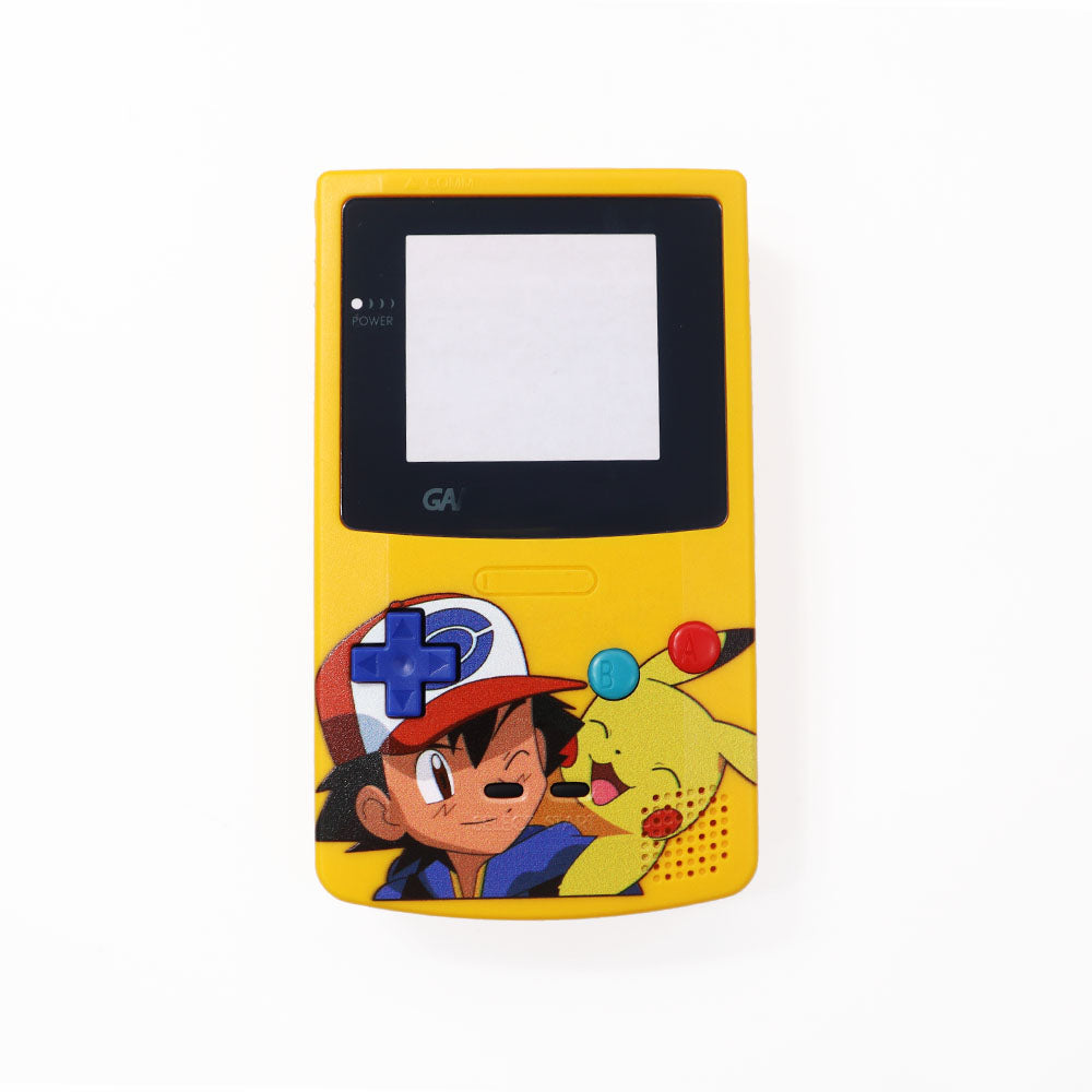 For Gameboy Color GBC Classic Game Console UV Full Housing Case Plastic Shell With Lens, Buttons