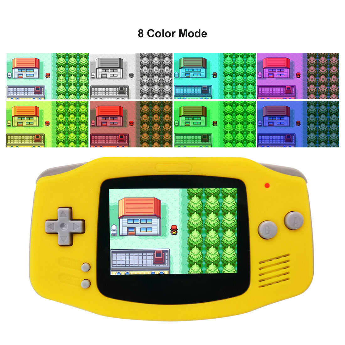 For GBA V2 IPS LCD HDMI Kits For Gameboy Advance GBA Screen Backlight Brightness Adjustable Play on TV