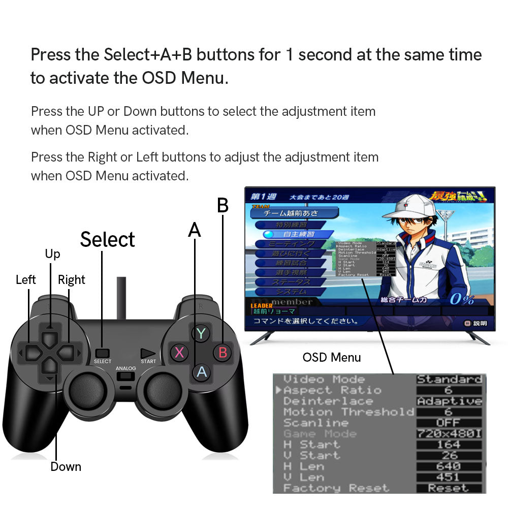 Hispeedido PS2 Fat Digital HDMI MOD Kit Digital to Digital HDMI Mod Kit 480P 1080P For PS2 Fat Console