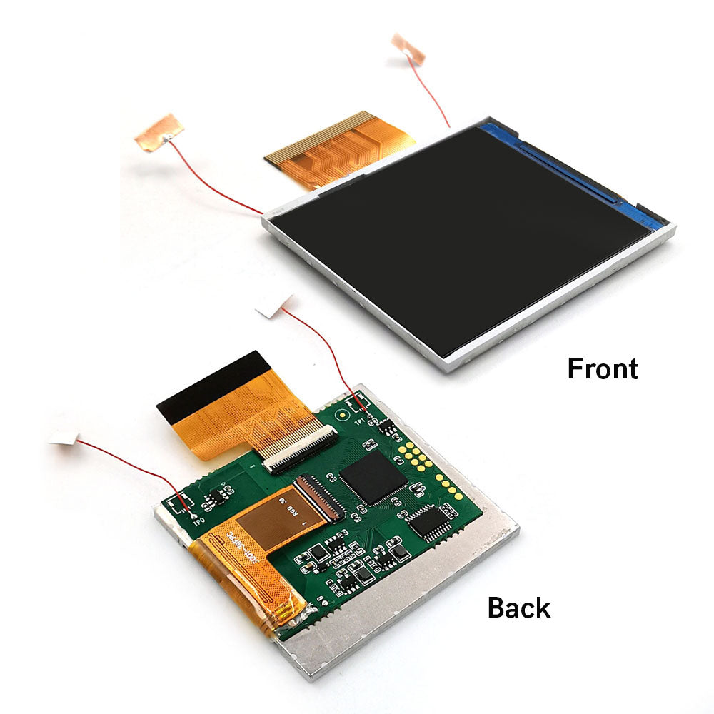 Real Drop In 2.45" GBC IPS Backlight Screen PCB Mod Kits Replacement Easy Installation OSD Pixel Effect For Gameboy Color