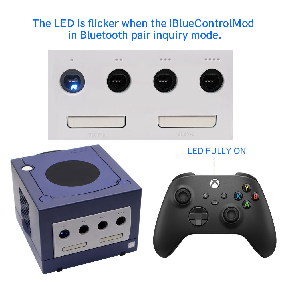 New iBlueControlMod NGC Bluetooth Internal Adapter Wireless Controllers Gamepad Adapter receiver For GameCube console