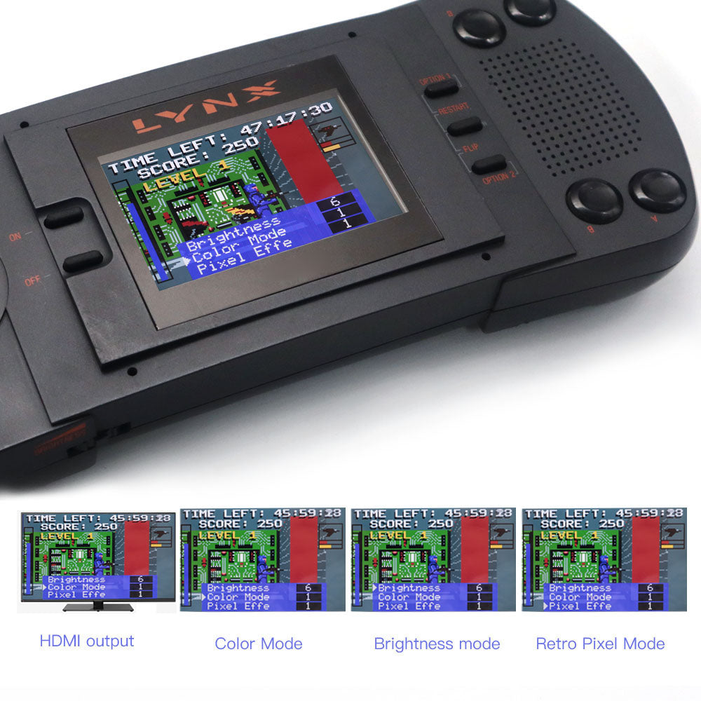 HISPEEDIDO For Atari LYNX 1st 720P HDMI IPS LCD Kits, 3.5 inch 640*480 Touch Control HD Screen Replacement Kits Console Spares