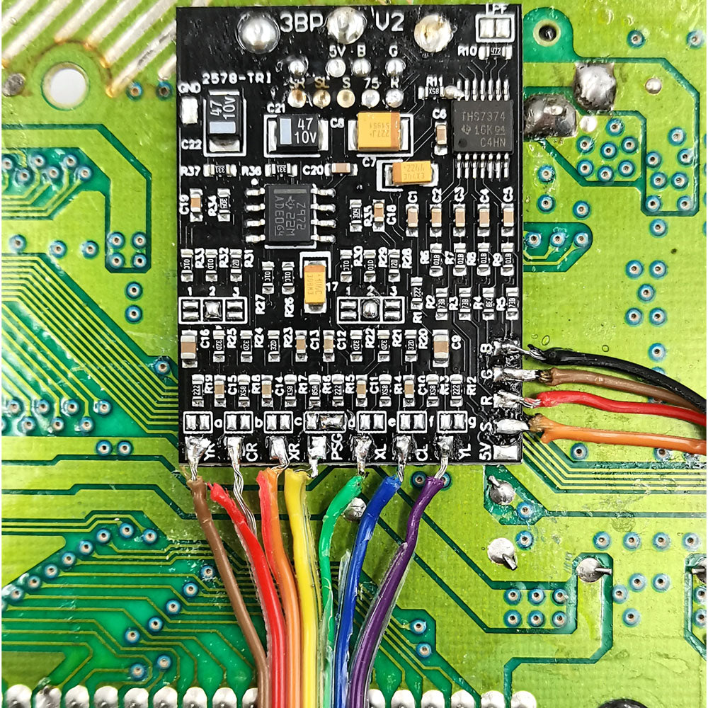 For SEGA MD RGB Mod PCB Moding for SEGA Mega Drive / Genesis Triple Bypass V2 RGB MOD Kit