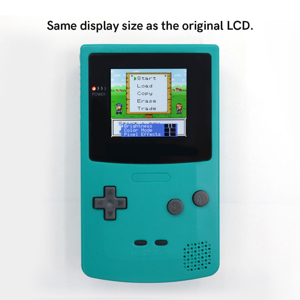 Real Drop In 2.45" GBC IPS Backlight Screen PCB Mod Kits Replacement Easy Installation OSD Pixel Effect For Gameboy Color
