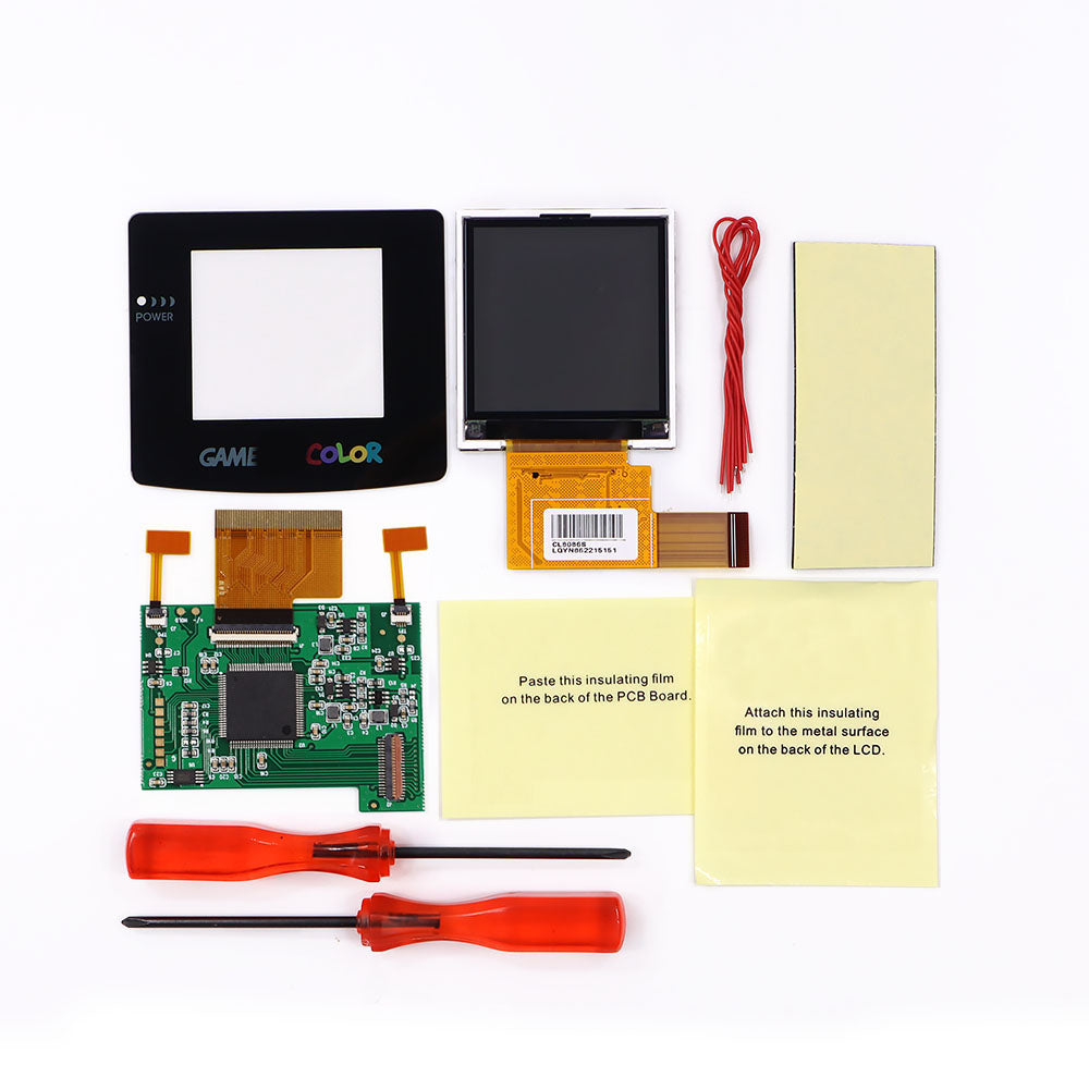 8 Color Mode GBC 2.2 inch LCD Screen Kits With 2 Sensor Adjustment Brightness Backlight Screen For GameBoy Color GBC