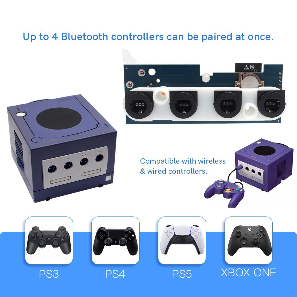 New iBlueControlMod NGC Bluetooth Internal Adapter Wireless Controllers Gamepad Adapter receiver For GameCube console