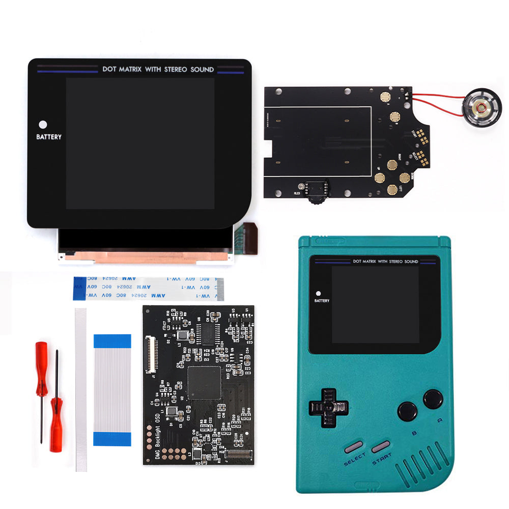 Black/White Laminated Q5 3.1 inches Larger Display HD IPS RIPS Screen OSD FRM For GBO DMG LCD Kits Housing Shell Case