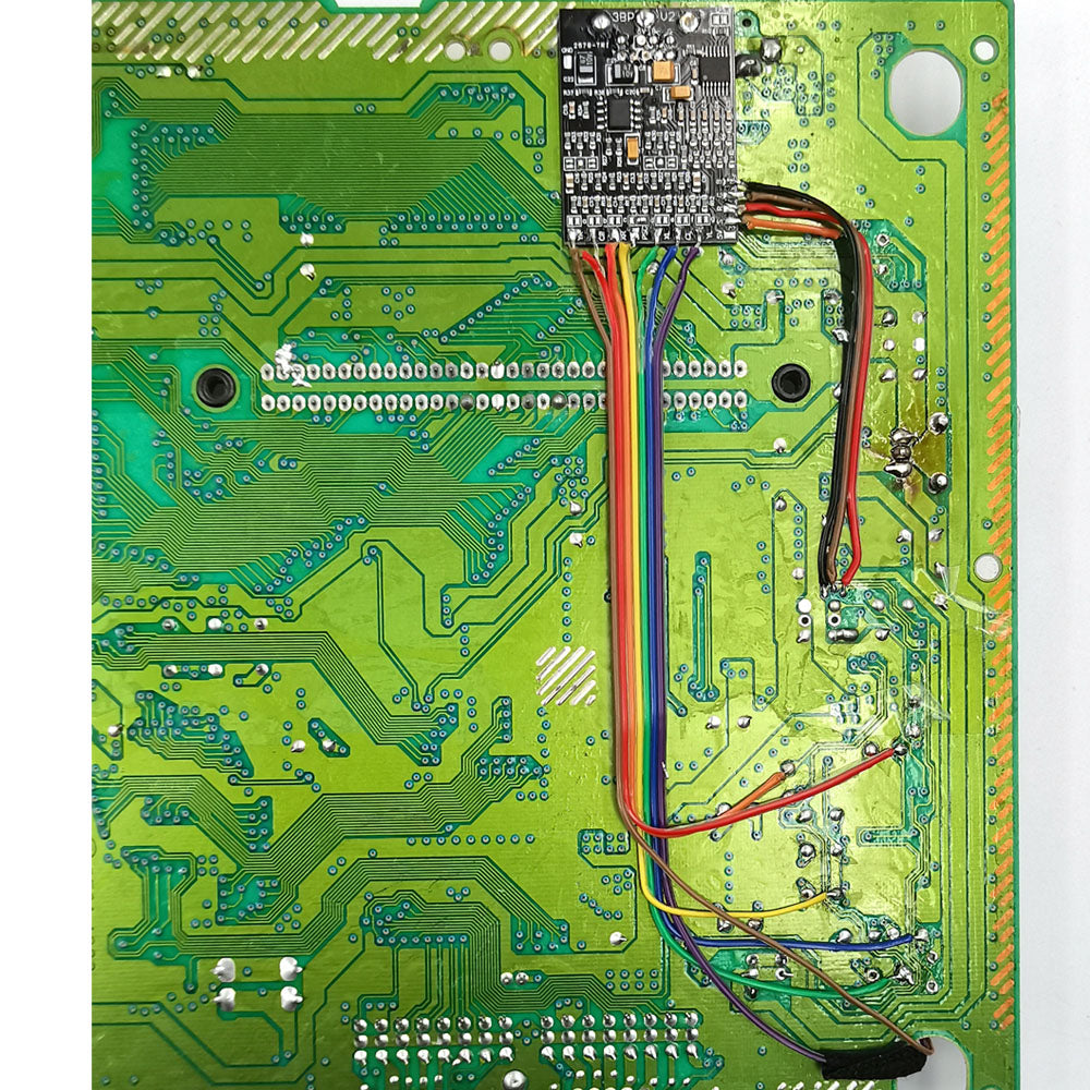 For SEGA MD RGB Mod PCB Moding for SEGA Mega Drive / Genesis Triple Bypass V2 RGB MOD Kit