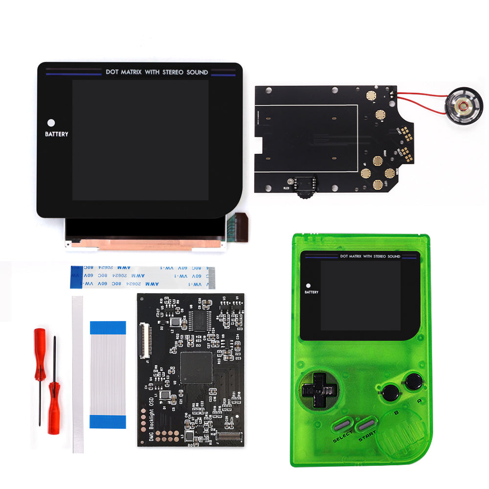 Black/White Laminated Q5 3.1 inches Larger Display HD IPS RIPS Screen OSD FRM For GBO DMG LCD Kits Housing Shell Case