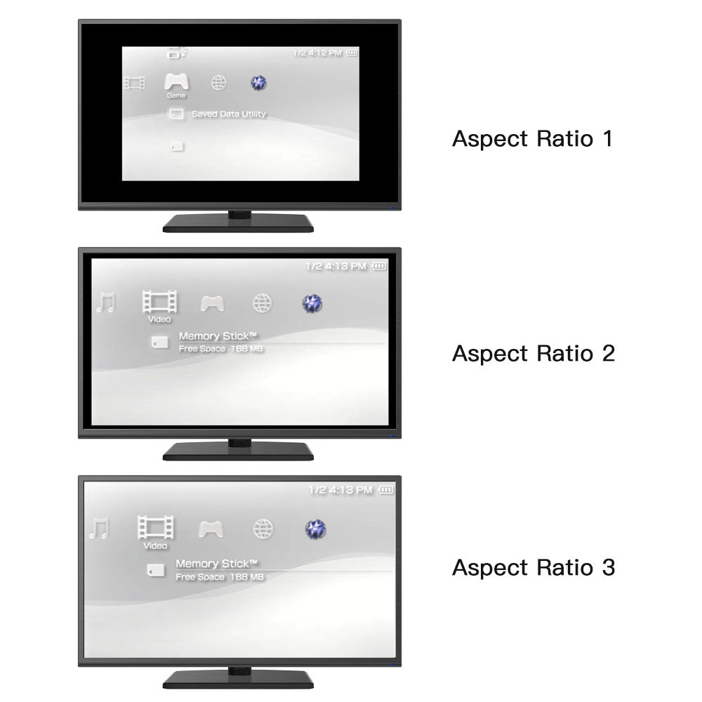 For PSP 1000 IPS Screen High Brightness PSP1000 Digital HDMI to HDMI Play Games ON TV