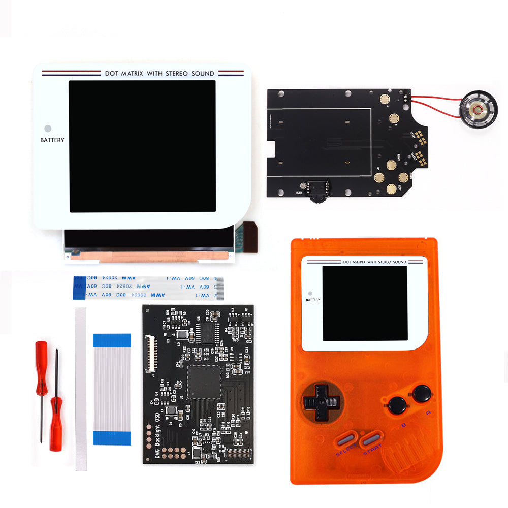 Black/White Laminated Q5 3.1 inches Larger Display HD IPS RIPS Screen OSD FRM For GBO DMG LCD Kits Housing Shell Case