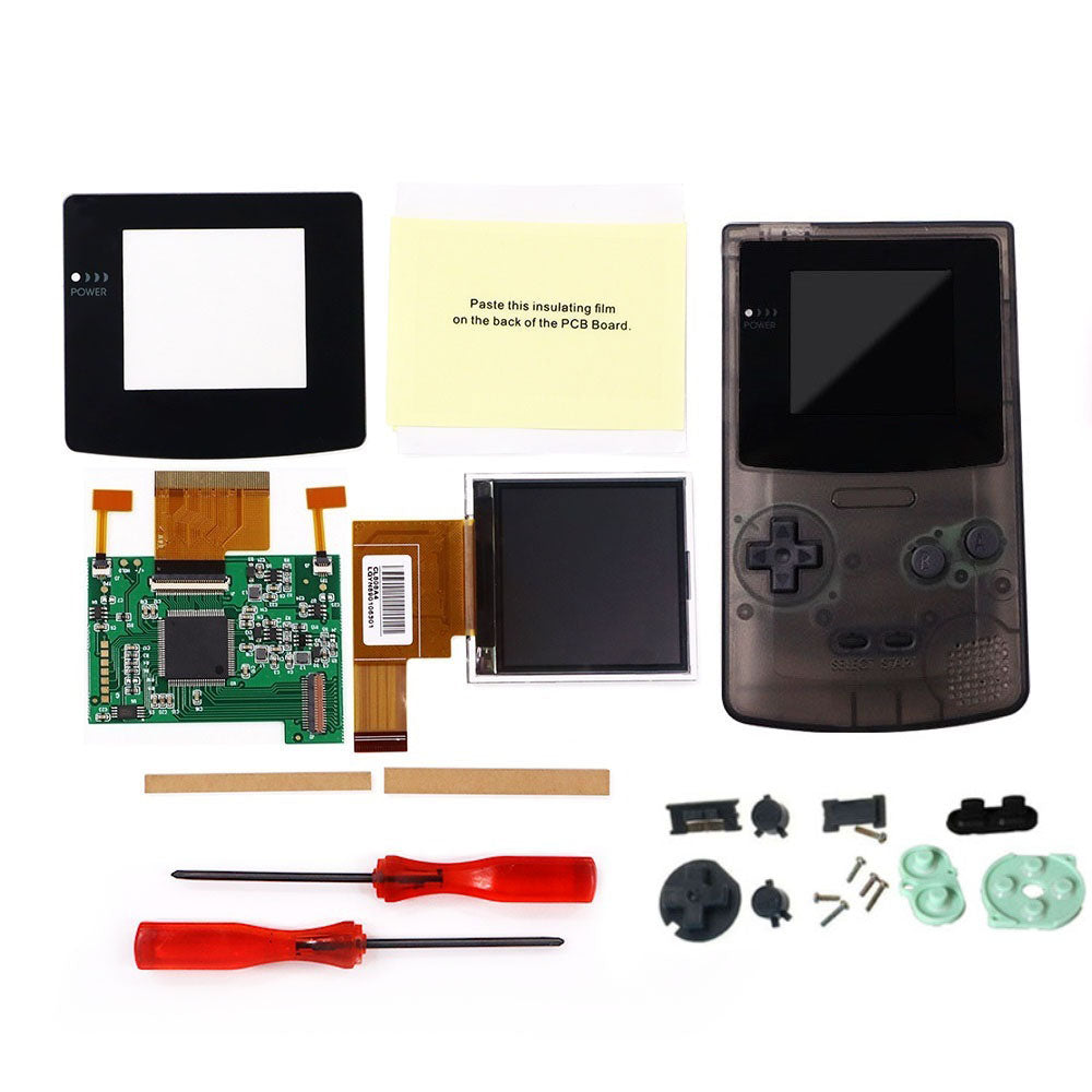 8 Color Mode GBC 2.2 inch LCD Screen Kits With 2 Sensor Adjustment Brightness Backlight Screen For GameBoy Color GBC