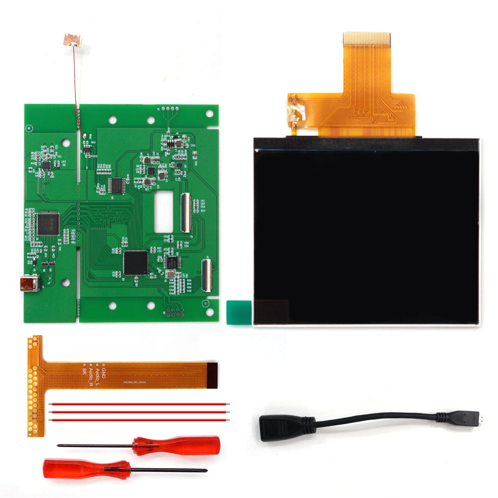 3.5 inch 640*480 Touch Control HD IPS Screen LCD Replacement Kits OSD Retro pixel for Atari LYNX 2rd Game Console Spares