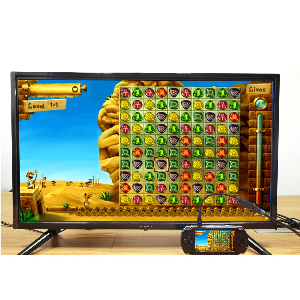 For PSP 1000 IPS Screen High Brightness PSP1000 Digital HDMI to HDMI Play Games ON TV
