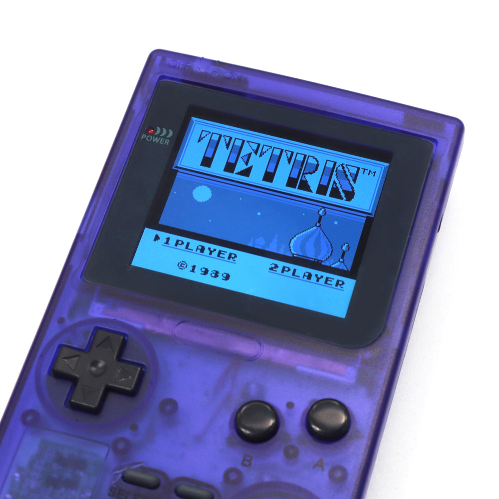 Rechargeable 32 Logo Color Adjustable GBP Q5 IPS Larger Screen LCD Display Build in OSD FRM for GBP Retro Pixel Screen Kits with Shelll