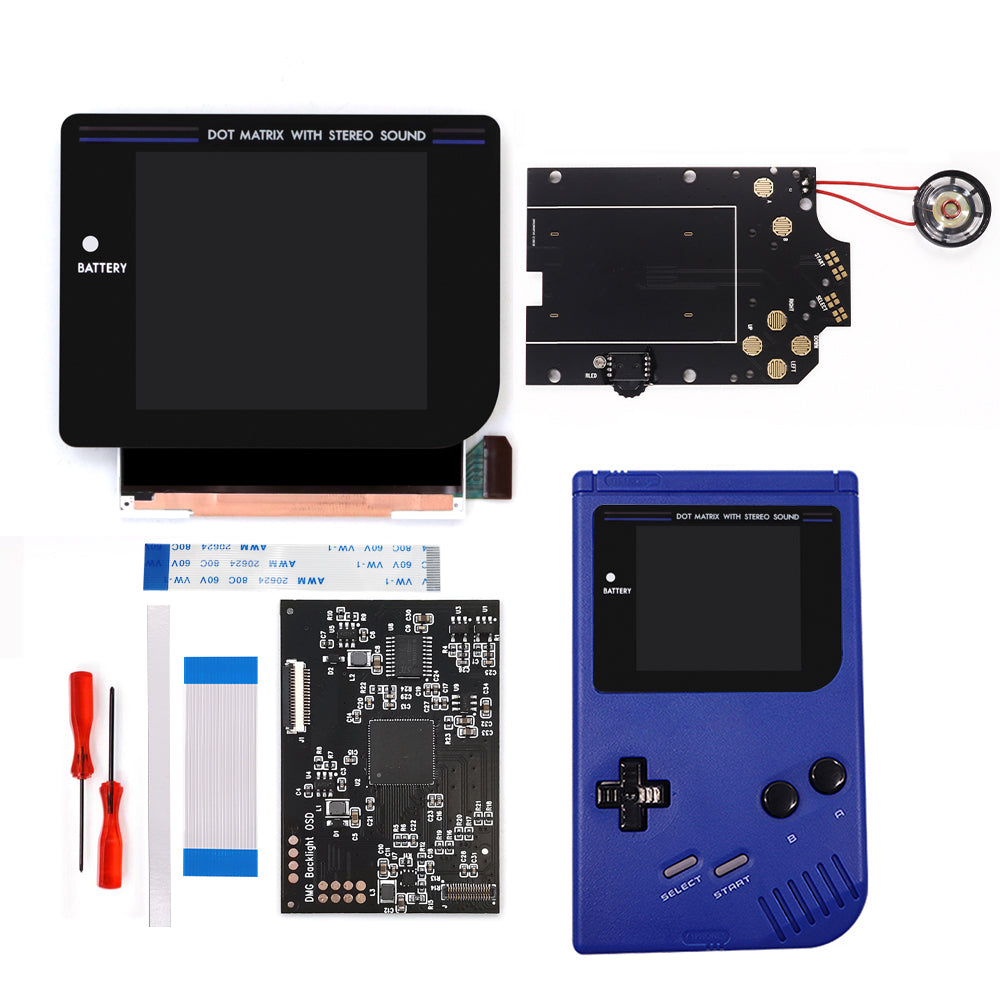 Black/White Laminated Q5 3.1 inches Larger Display HD IPS RIPS Screen OSD FRM For GBO DMG LCD Kits Housing Shell Case