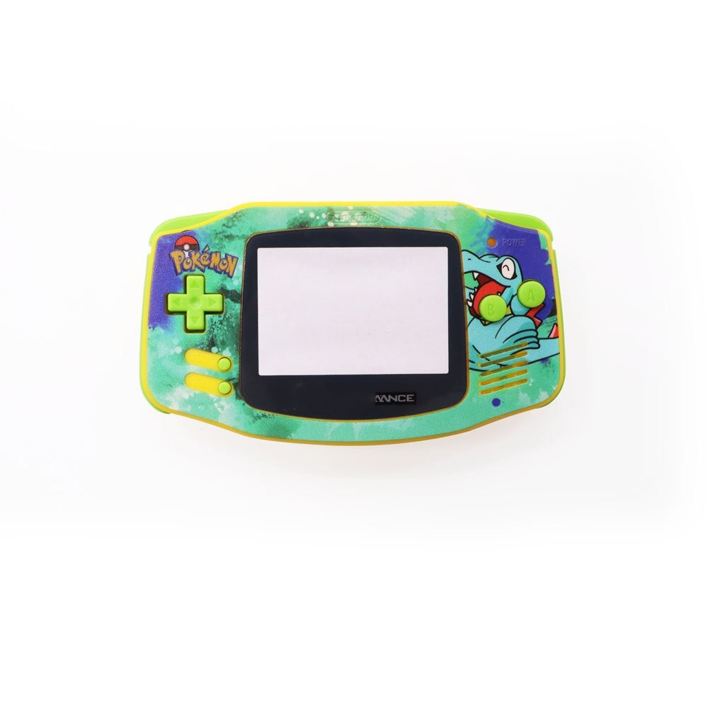 New UV Housing Shell For Game boy Advance GBA Console Replacement Plastic Case Full set Fits For Laminated V5 ,V2 Screen