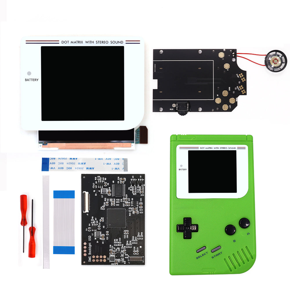 Black/White Laminated Q5 3.1 inches Larger Display HD IPS RIPS Screen OSD FRM For GBO DMG LCD Kits Housing Shell Case