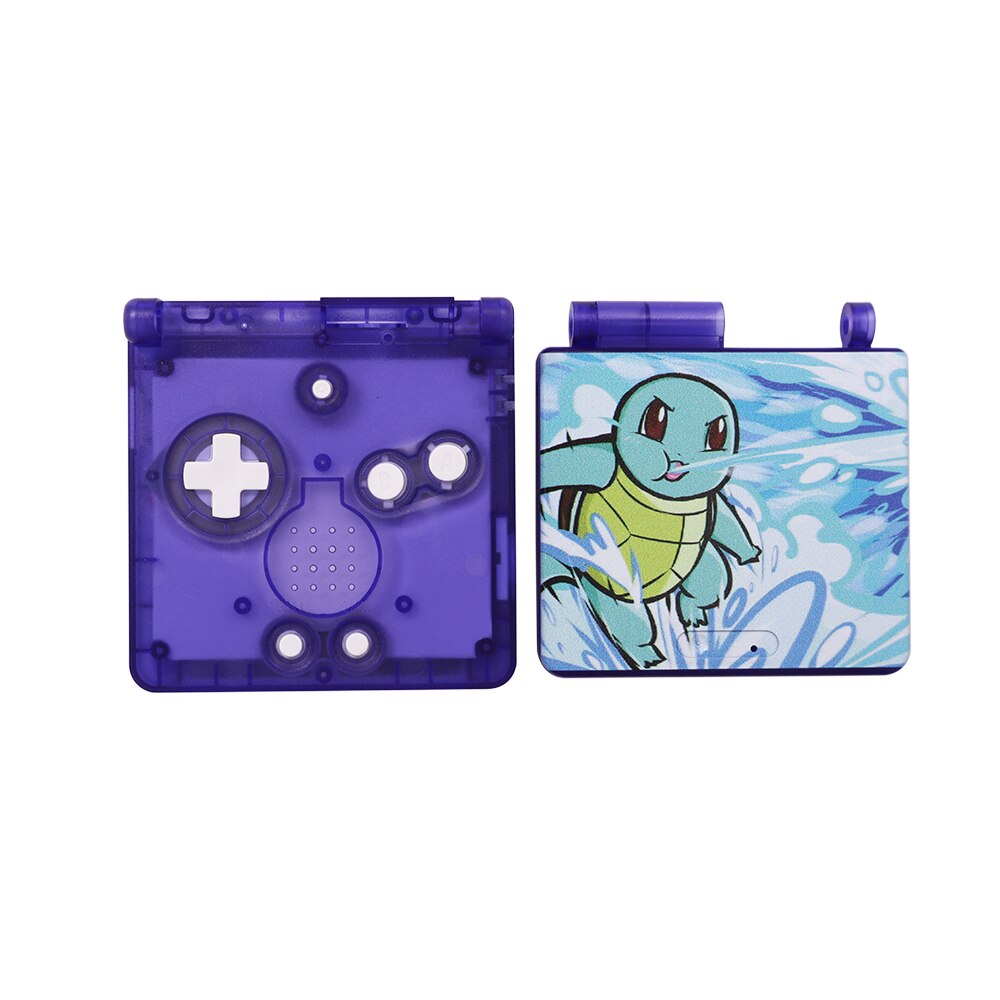 Colorful UV New Housing Shell For Gameboy Advance SP GBA SP Console Replacement Plastic Case