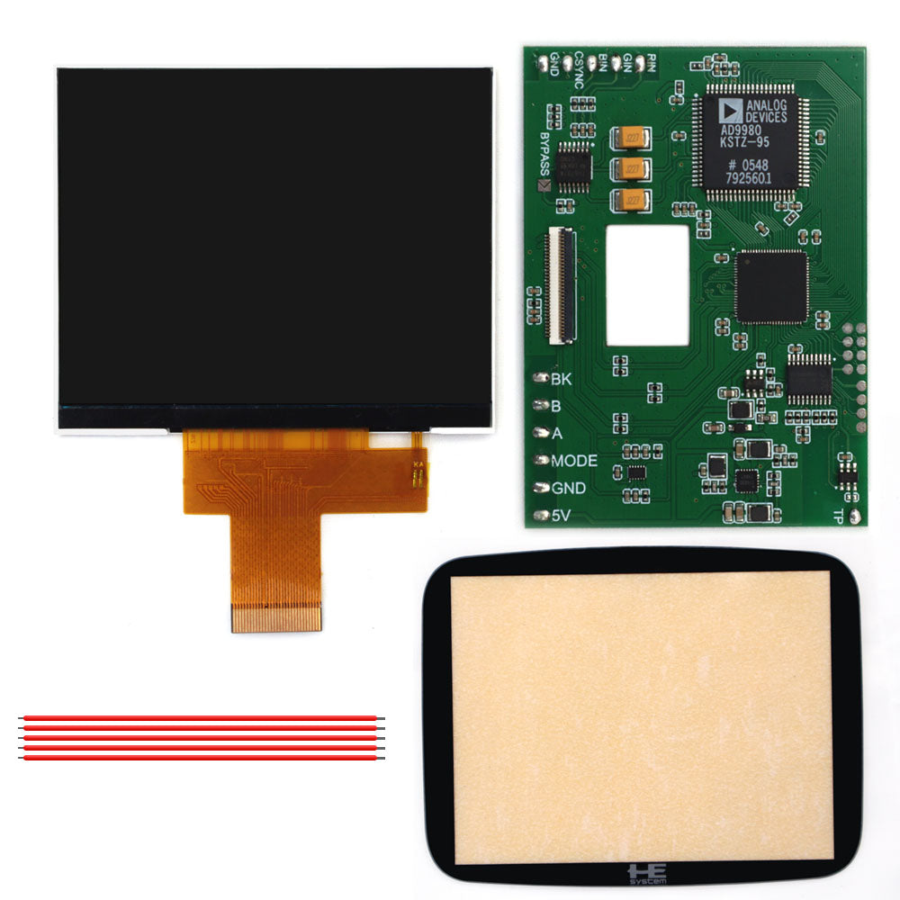 Hight Light PCE GT 3.5" 640x480 HD IPS LCD Screen RGB Board For PC Engine GT Console With OSD Menu RGBS Board