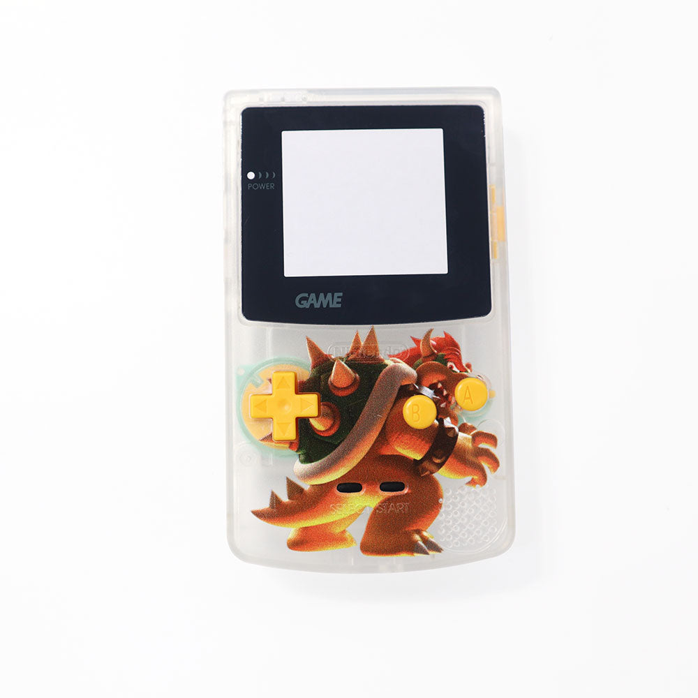 For Gameboy Color GBC Classic Game Console UV Full Housing Case Plastic Shell With Lens, Buttons