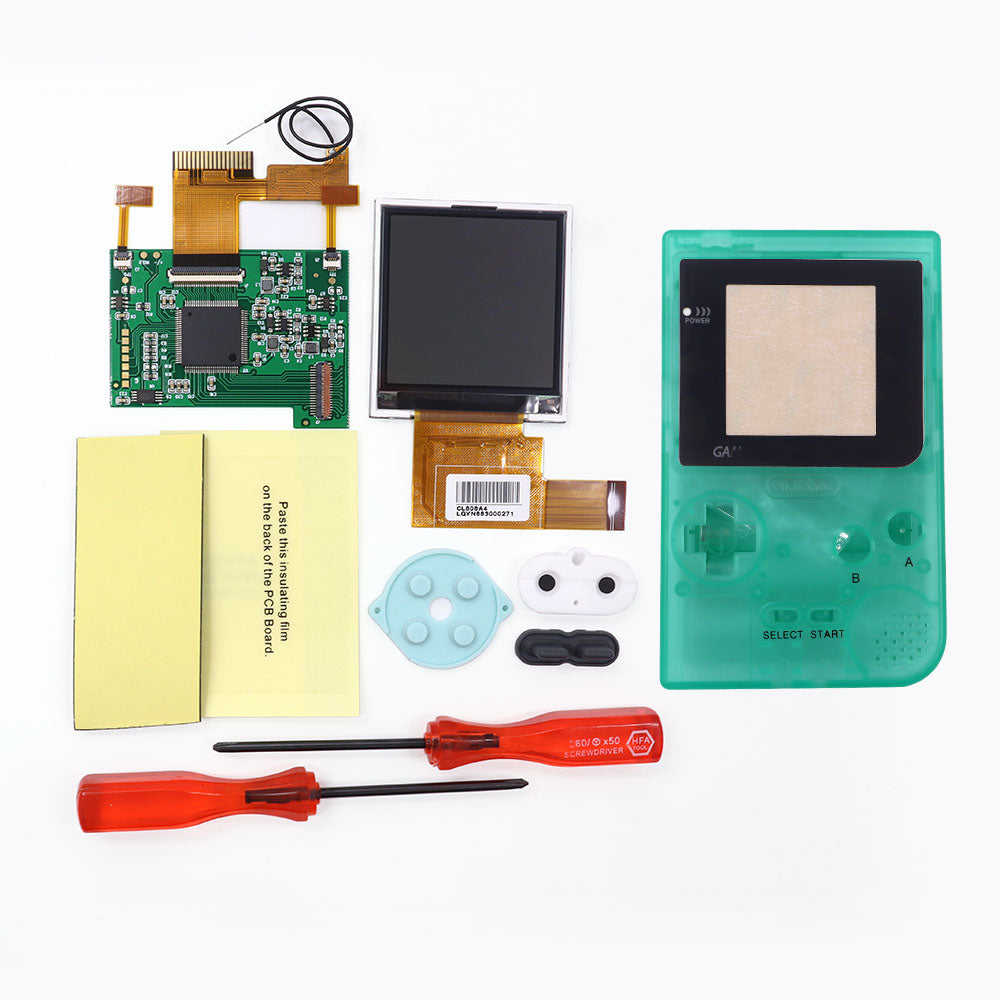 2.2 inch 8 Colors Changing Image GBP BackLight LCD Replacement Mod Kits HighLight Kits for GameBoy Pocket Console