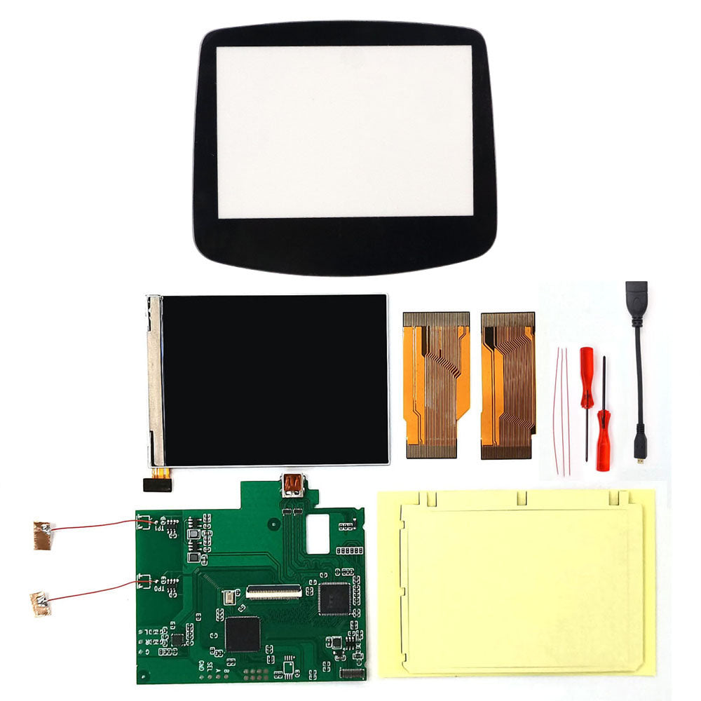 For GBA V2 IPS LCD HDMI Kits For Gameboy Advance GBA Screen Backlight Brightness Adjustable Play on TV