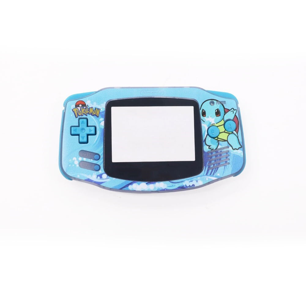 New UV Housing Shell For Game boy Advance GBA Console Replacement Plastic Case Full set Fits For Laminated V5 ,V2 Screen