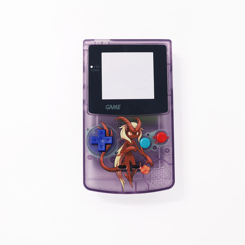For Gameboy Color GBC Classic Game Console UV Full Housing Case Plastic Shell With Lens, Buttons