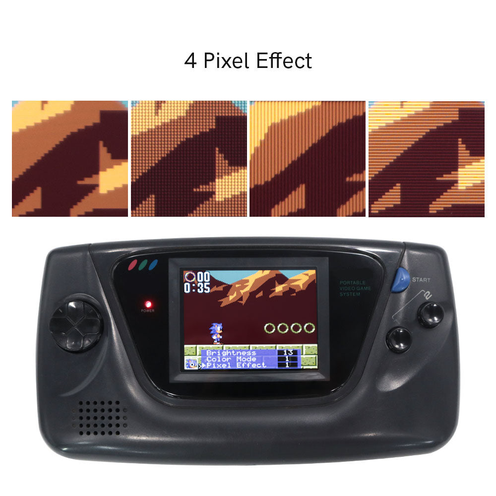 For Sega GG LCD Highlight Screen Kit 3.5" 640*480 Retro Pixel HD IPS Backlight LCD display For Game Gear Console TV HDMI Output