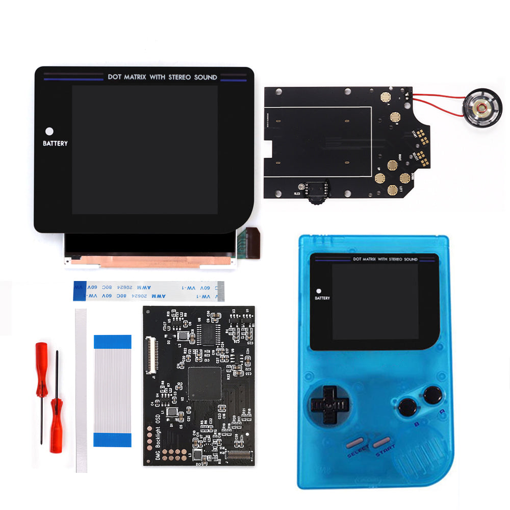 Black/White Laminated Q5 3.1 inches Larger Display HD IPS RIPS Screen OSD FRM For GBO DMG LCD Kits Housing Shell Case