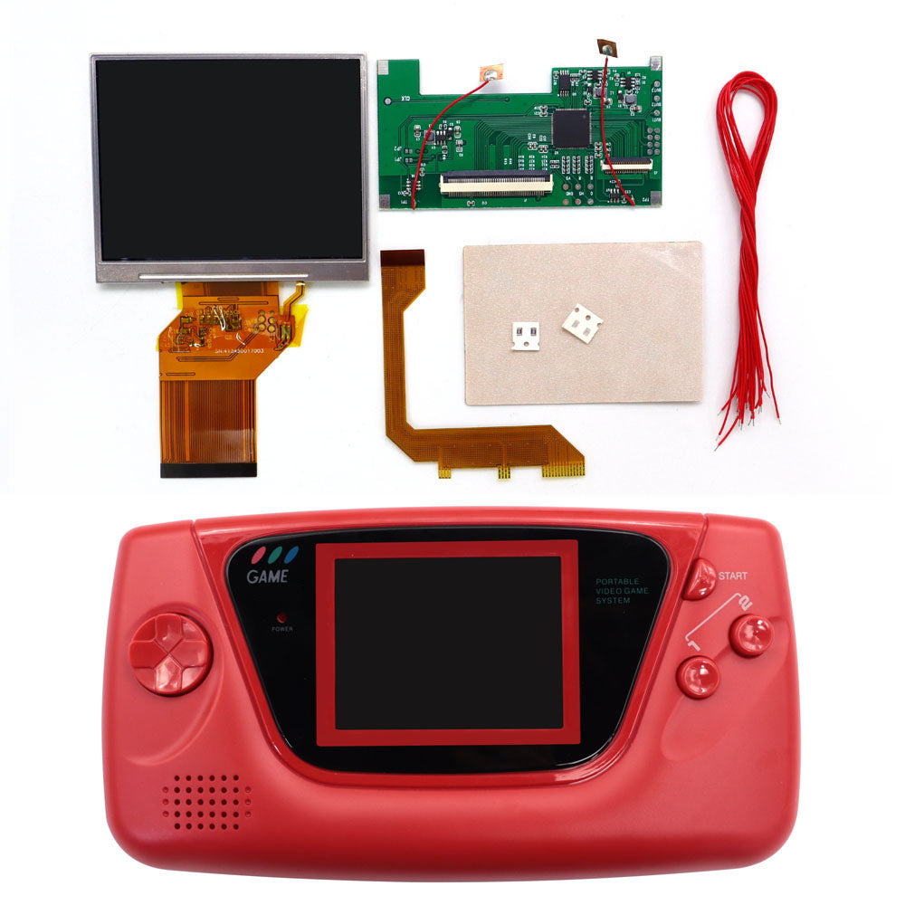 3.5 inch 8 color Touch Control Backlight LCD Display Screen For Sega Game Gear GG , Mod Kits DIY Updated Console