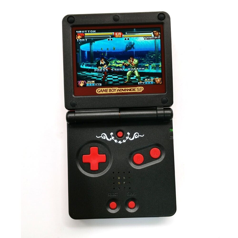 Red Dragon GBA SP V5 Backlit IPS Screen Game Console Menu OSD 15 Level Game Boy Advance SP Game system