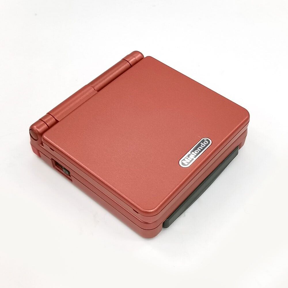 Red Game Boy Advance GBA SP V5 Backlit IPS Screen Game Console Menu OSD 15 Level Game system