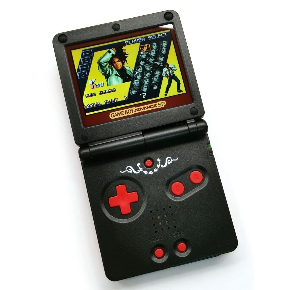 Red Dragon GBA SP V5 Backlit IPS Screen Game Console Menu OSD 15 Level Game Boy Advance SP Game system