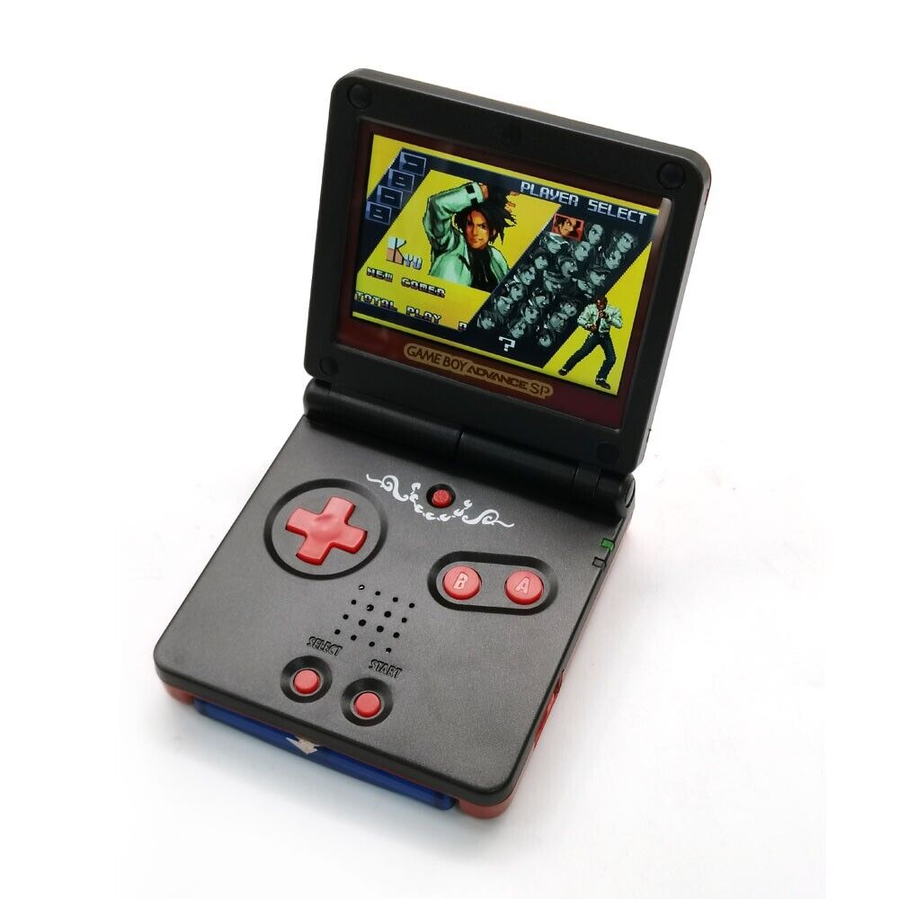 Red Dragon GBA SP V5 Backlit IPS Screen Game Console Menu OSD 15 Level Game Boy Advance SP Game system