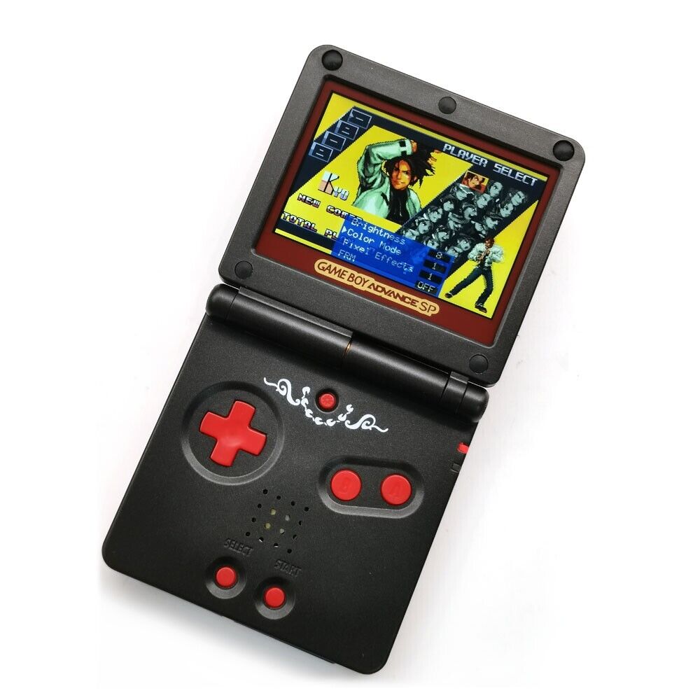 Red Dragon GBA SP V5 Backlit IPS Screen Game Console Menu OSD 15 Level Game Boy Advance SP Game system