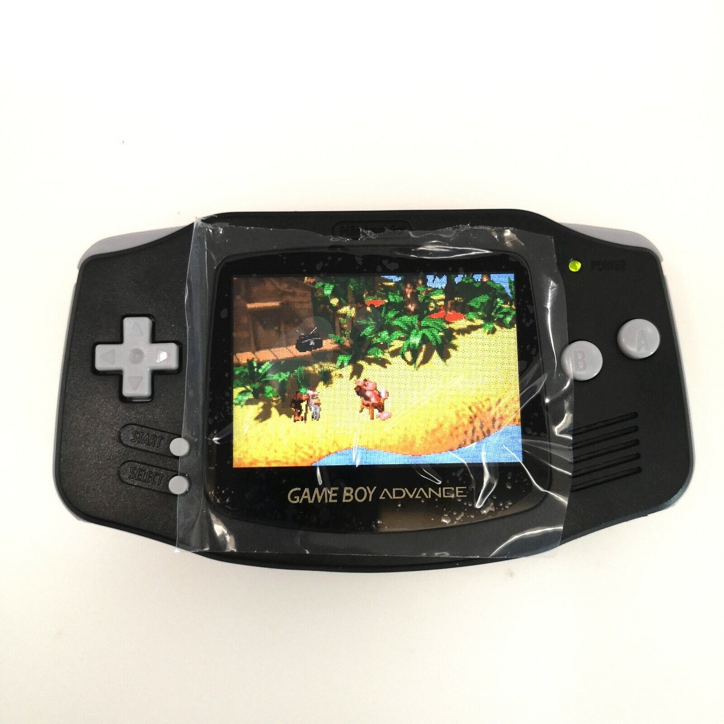 HISPEEDIDO UV Shell IPS GBA LCD 10 Levels High Brightness Backlight Screen for Nintendo Game boy Advance Console V2 version with pre-cut housing