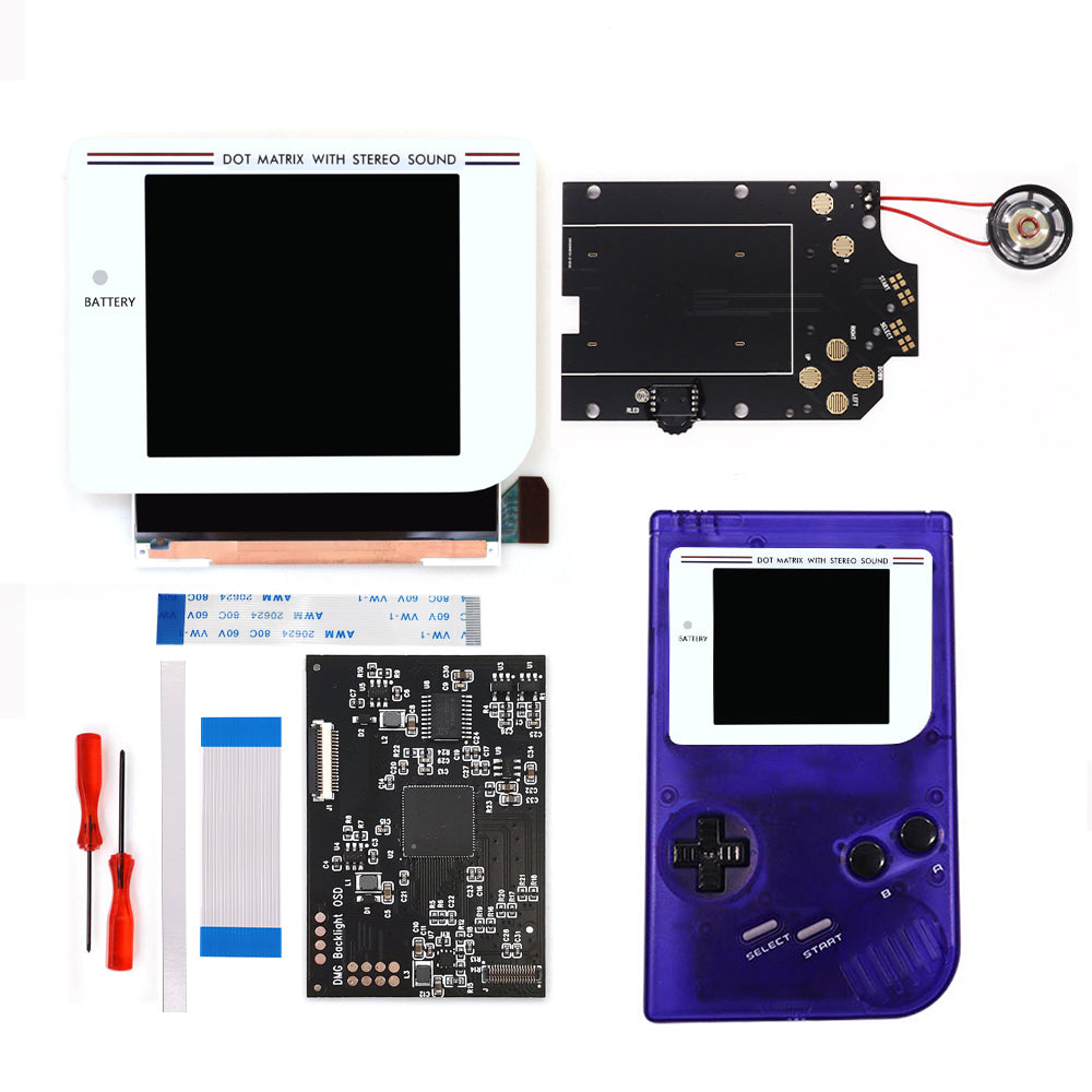 Black/White Laminated Q5 3.1 inches Larger Display HD IPS RIPS Screen OSD FRM For GBO DMG LCD Kits Housing Shell Case