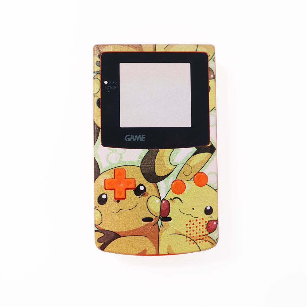 For Gameboy Color GBC Classic Game Console UV Full Housing Case Plastic Shell With Lens, Buttons