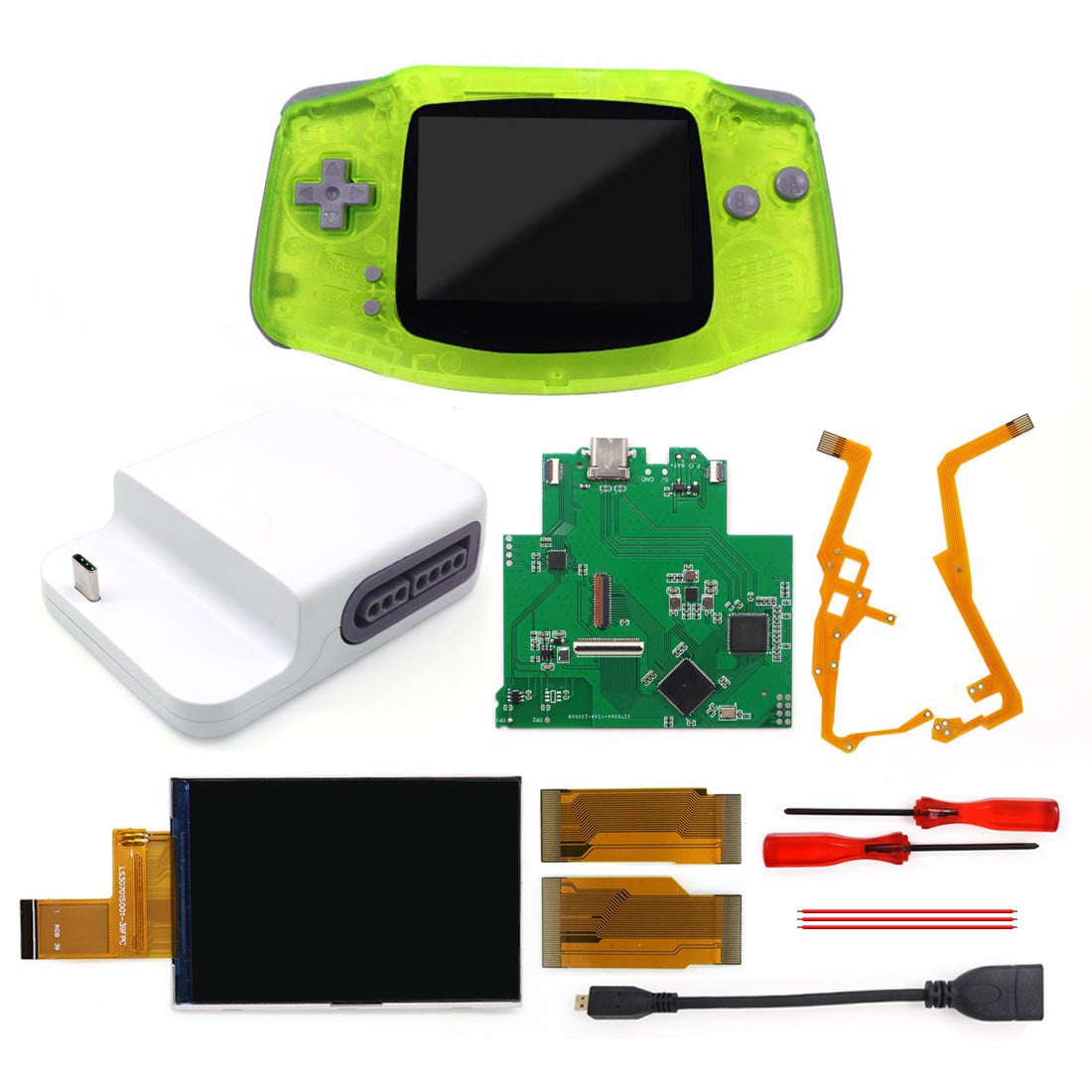 Newest Wireless 720P HDMI GBA Bluetooth Dock Kit V2 For Game Boy Advance GBA Support Bluetooth Wireless Controller