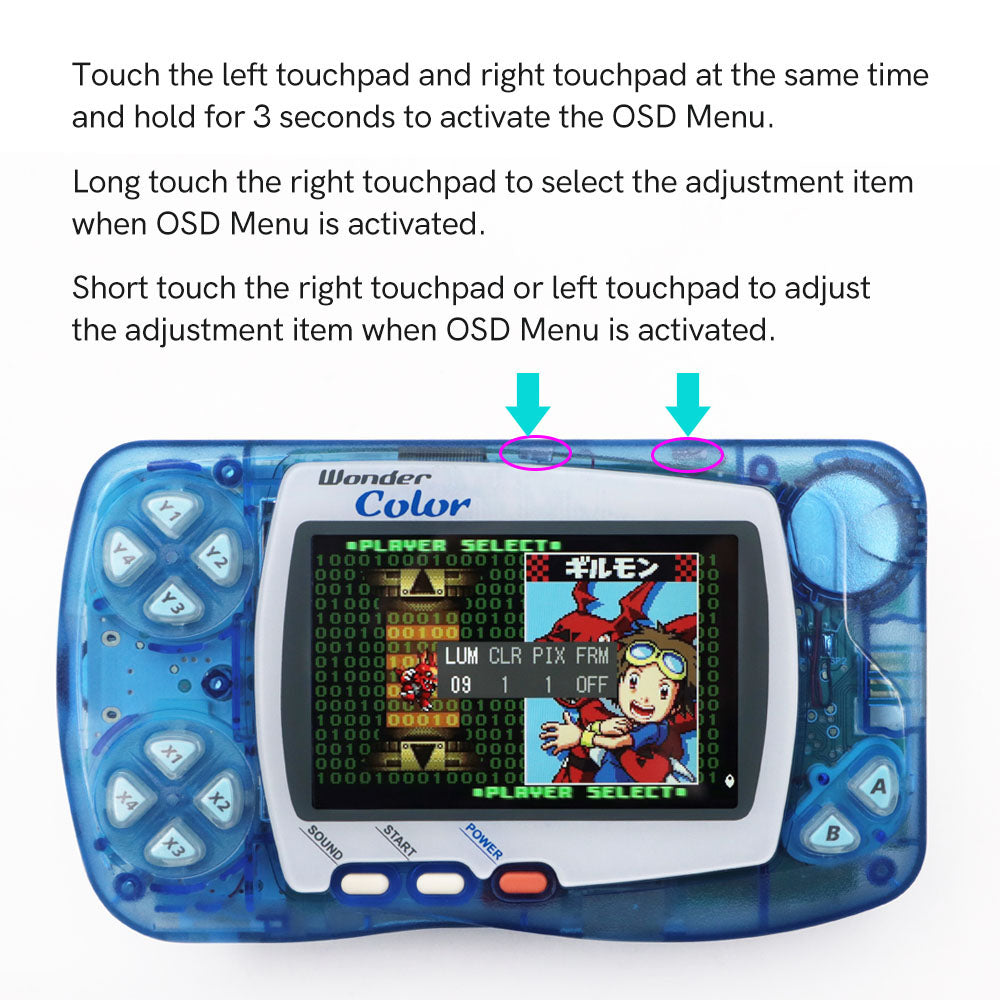 HISPEEDIDO Newest WSC Hightlight IPS LCD Screen DIY Kit Backlight Brightness For Bandai Wonder Swan Color Game Console No Need Cut