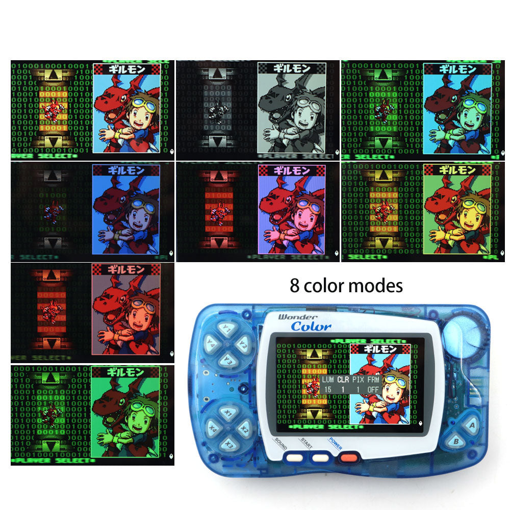 HISPEEDIDO Newest WSC Hightlight IPS LCD Screen DIY Kit Backlight Brightness For Bandai Wonder Swan Color Game Console No Need Cut
