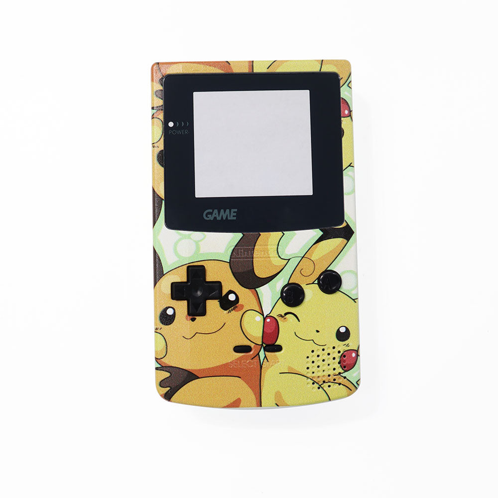 For Gameboy Color GBC Classic Game Console UV Full Housing Case Plastic Shell With Lens, Buttons