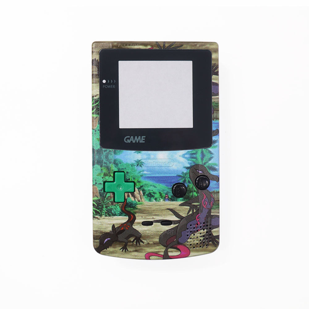 For Gameboy Color GBC Classic Game Console UV Full Housing Case Plastic Shell With Lens, Buttons