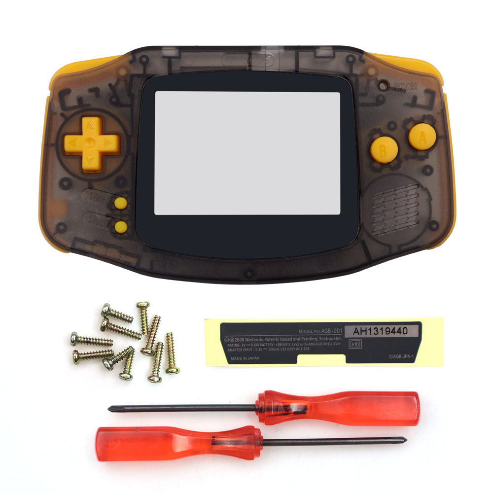 New Housing Shell For Game boy Advance GBA Console Replacement Plastic Case Full set Fits For Laminated V5 ,V2 Screen