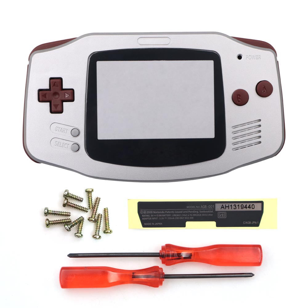 New Full Housing shell Replacement Protective Housing Lens Buttons Rubbers Fit For GBA Original Size